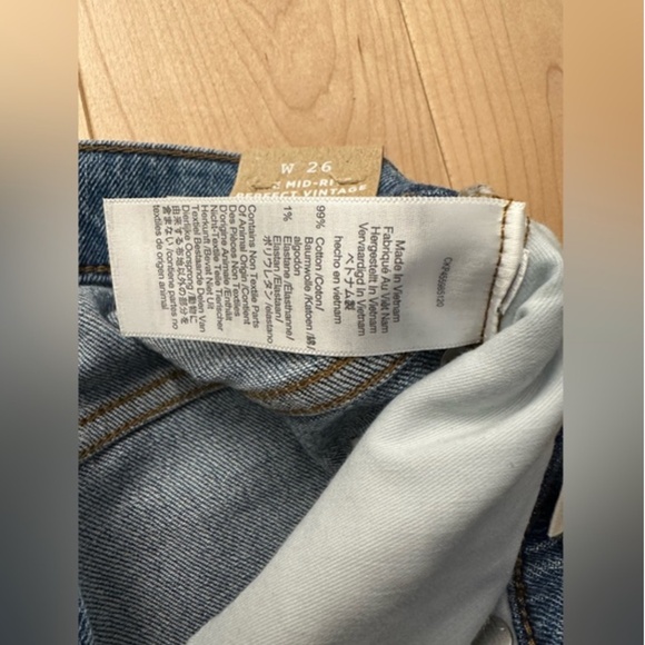 BNWT- Madewell 'Perfect Vintage Crop' Raw Hem Jeans (26) - Picture 12 of 12